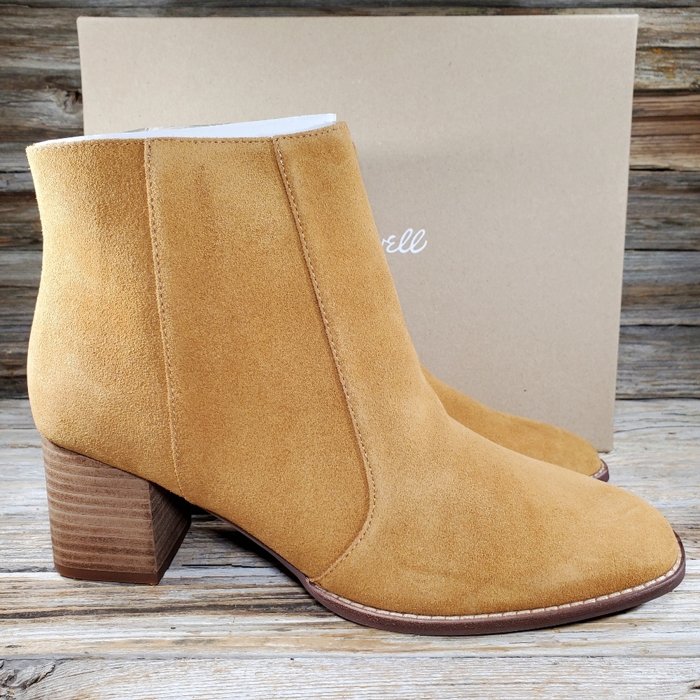 Madewell Bryce Calf Suede Equestrian Ankle Chelsea - Picture 5 of 8